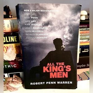 BANNED BOOK “All the King’s Men” Robert Penn Warren Movie Cover Paperback EUC